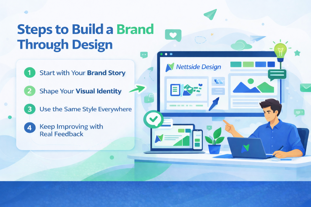 Steps to build a brand through design