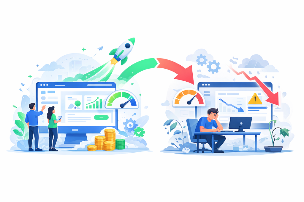 Effective vs weak digital agency performance