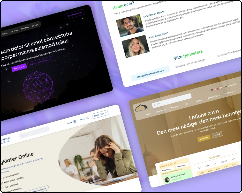 Nettsteder som fungerer slik du vil