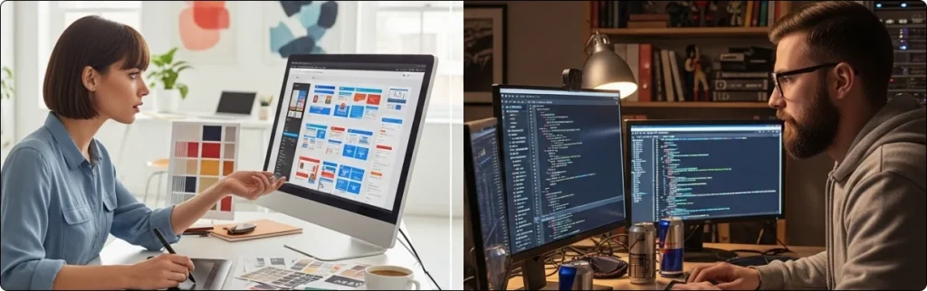 Webdesign vs webutvikling