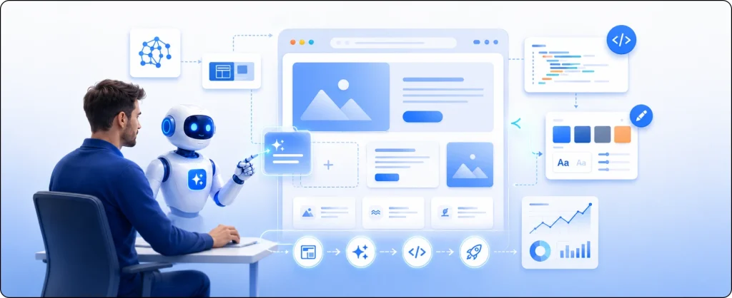 AI og webdesign Hvordan kunstig intelligens endrer nettsider