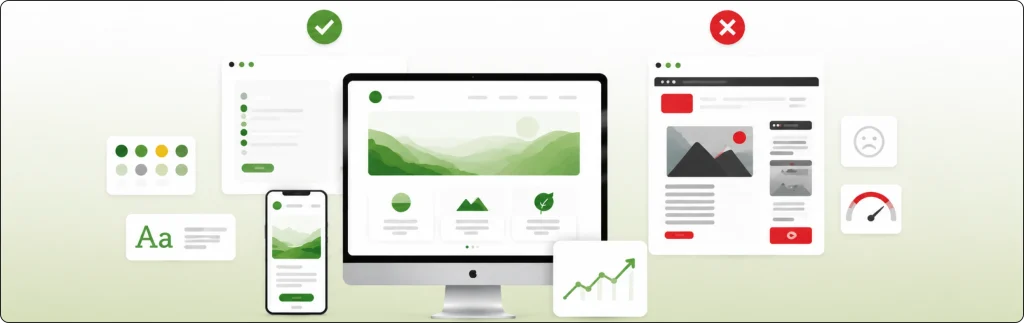 Webdesign trender 2026: Hva som faktisk fungerer (og hva du bør unngå)