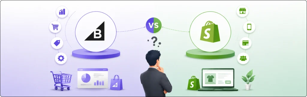 Hvilken er bedre for gründere, BigCommerce eller Shopify?
