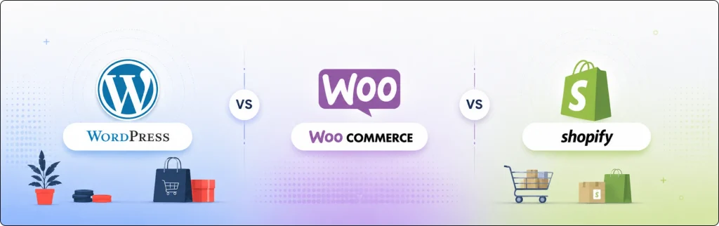 WordPress vs Shopify vs WooCommerce – Hva bør du velge i 2026?